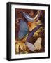 Beautiful Butterflies: Brilliant Morphos, Etc, of South America (Colour Litho)-Arthur Twidle-Framed Giclee Print