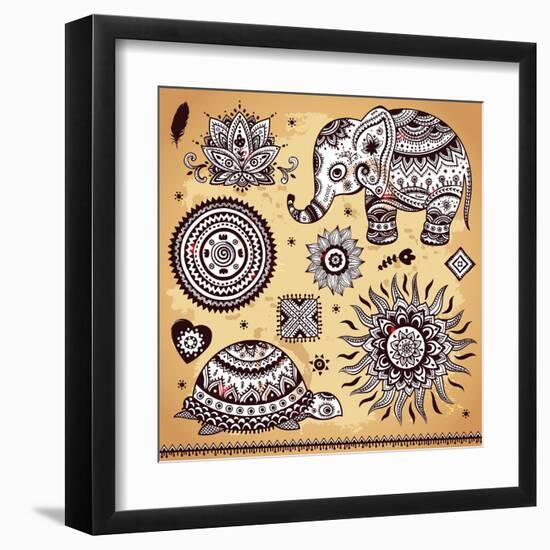 Beautiful Butterflies-transiastock-Framed Art Print