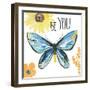 Beautiful Butterfly III-Sara Zieve Miller-Framed Art Print