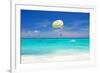 Beautiful Caribbean Beach in Dominican Republic. Unrecognizable People.-haveseen-Framed Photographic Print