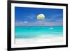 Beautiful Caribbean Beach in Dominican Republic. Unrecognizable People.-haveseen-Framed Photographic Print