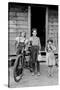 Beautiful Children with Bike and a Cat-Dorothea Lange-Stretched Canvas