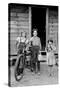 Beautiful Children with Bike and a Cat-Dorothea Lange-Stretched Canvas