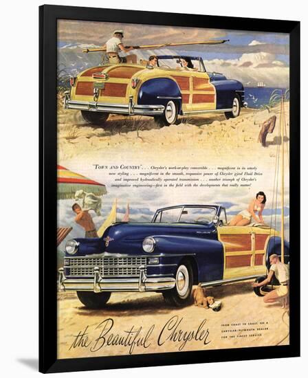 Beautiful Chrysler Town&Country-null-Framed Premium Giclee Print