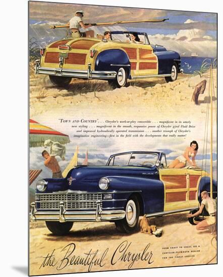 Beautiful Chrysler Town&Country-null-Mounted Premium Giclee Print