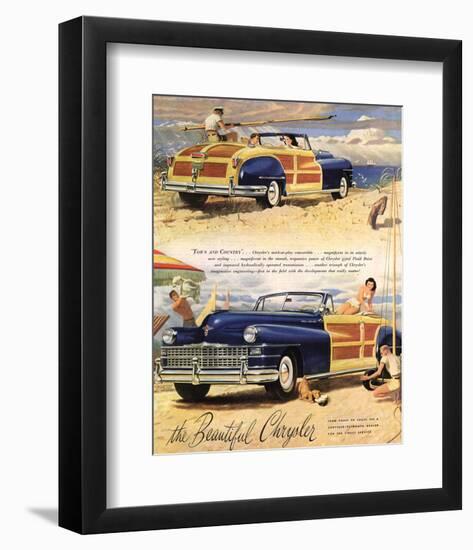 Beautiful Chrysler Town&Country-null-Framed Art Print