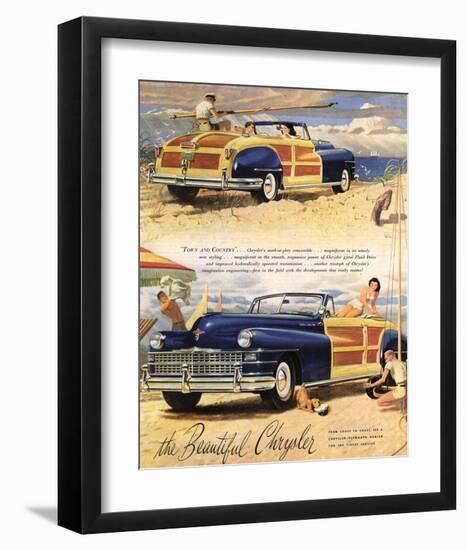 Beautiful Chrysler Town&Country-null-Framed Art Print