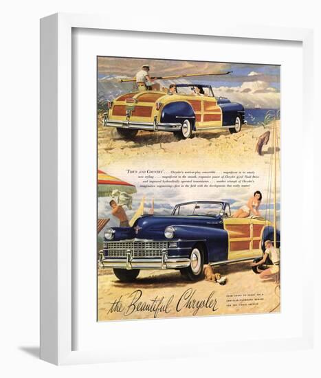 Beautiful Chrysler Town&Country-null-Framed Art Print