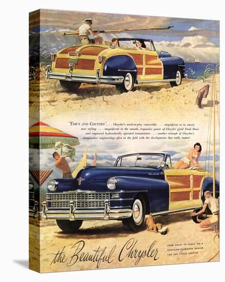 Beautiful Chrysler Town&Country-null-Stretched Canvas