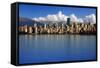 Beautiful City of Vancouver, Canada.-Hannamariah-Framed Stretched Canvas