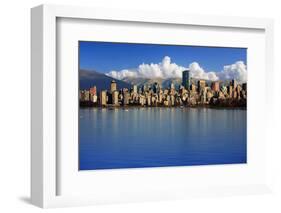 Beautiful City of Vancouver, Canada.-Hannamariah-Framed Photographic Print