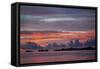 Beautiful Cloud Formations at Sunset in Republic of Palau, Micronesia-Michel Benoy Westmorland-Framed Stretched Canvas