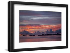 Beautiful Cloud Formations at Sunset in Republic of Palau, Micronesia-Michel Benoy Westmorland-Framed Photographic Print