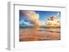 Beautiful Cloudscape over Caribbean Sea, Sunrise Shot-Valentin Valkov-Framed Photographic Print