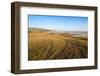 Beautiful Coastal Landscape at Sunrise with Cliffs and Misty Glow-Veneratio-Framed Photographic Print