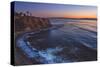 Beautiful Coastal View of Point Vicente Lighthouse atop the Steep Cliffs of Rancho Palos Verdes, Ca-focqus-Stretched Canvas