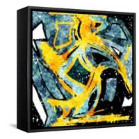 Beautiful Color Abstract Pattern Vector Illustration of Graffiti-BEAUTY LIVES IN THE HEART-Framed Stretched Canvas