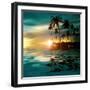 Beautiful Colorful Natural Landscape-Eva Bidiuk-Framed Art Print