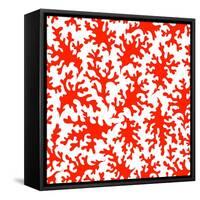 Beautiful Coral Seamless for Your Business-transiastock-Framed Stretched Canvas