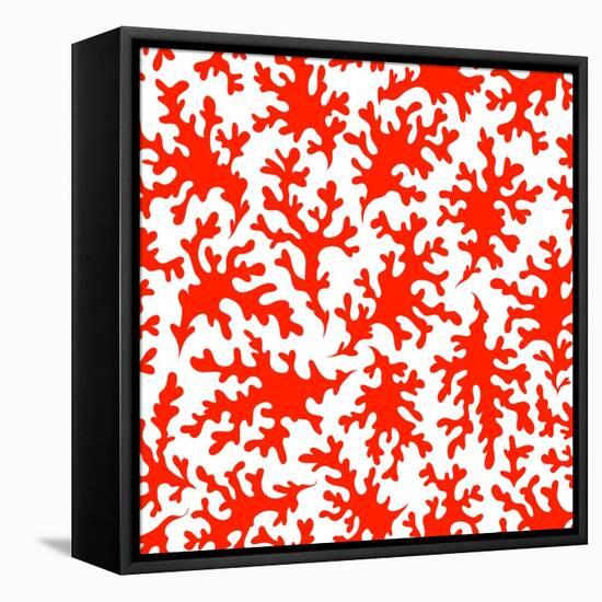 Beautiful Coral Seamless for Your Business-transiastock-Framed Stretched Canvas