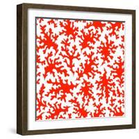 Beautiful Coral Seamless for Your Business-transiastock-Framed Art Print