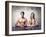 Beautiful Couple with Apple in Front of Them-olly2-Framed Photographic Print