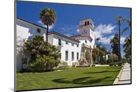 Beautiful Courthouse, Santa Barbara, California-George Oze-Mounted Photographic Print