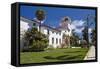 Beautiful Courthouse, Santa Barbara, California-George Oze-Framed Stretched Canvas