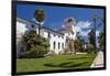 Beautiful Courthouse Santa Barbara California-George Oze-Framed Photographic Print