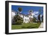 Beautiful Courthouse Santa Barbara California-George Oze-Framed Photographic Print