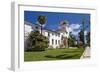 Beautiful Courthouse Santa Barbara California-George Oze-Framed Photographic Print