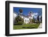 Beautiful Courthouse Santa Barbara California-George Oze-Framed Photographic Print
