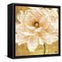Beautiful Cream Peonies Script I-Patricia Pinto-Framed Stretched Canvas