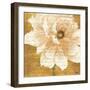 Beautiful Cream Peonies Script II-Patricia Pinto-Framed Premium Giclee Print