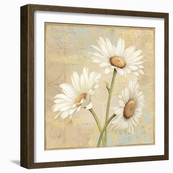 Beautiful Daisies II-Daphne Brissonnet-Framed Art Print