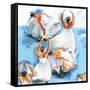 Beautiful Dancers 15-Mark Van Crombrugge-Framed Stretched Canvas