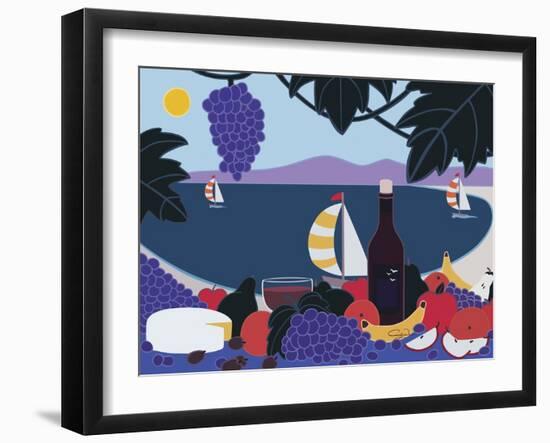 Beautiful Day In The Bay-Cindy Wider-Framed Giclee Print