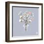 Beautiful Decoration with Winter Bouquet of Flowers, Pastel Colors and Ribbon-Tsvetomira Yanakieva-Framed Art Print