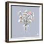 Beautiful Decoration with Winter Bouquet of Flowers, Pastel Colors and Ribbon-Tsvetomira Yanakieva-Framed Art Print