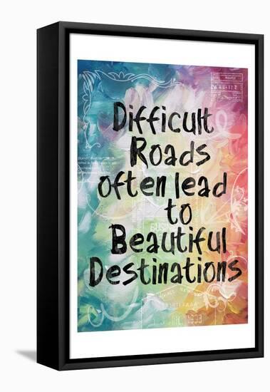 Beautiful Destinations-Lauren Gibbons-Framed Stretched Canvas