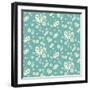 Beautiful Ditsy Floral Seamless Background-IndiPixi-Framed Art Print