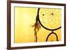 Beautiful Dream Catcher On Yellow Background-Yastremska-Framed Premium Giclee Print