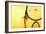 Beautiful Dream Catcher On Yellow Background-Yastremska-Framed Art Print