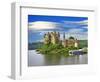 Beautiful Fairy Castle in Lake - Chateau De Val, France-Maugli-l-Framed Photographic Print
