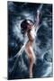 Beautiful Fantasy Fairy Woman Caught in Spider Net-coka-Mounted Photographic Print