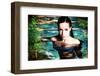 Beautiful Fantasy Woman in Water-coka-Framed Photographic Print