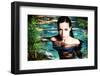 Beautiful Fantasy Woman in Water-coka-Framed Photographic Print