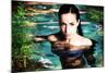 Beautiful Fantasy Woman in Water-coka-Mounted Photographic Print