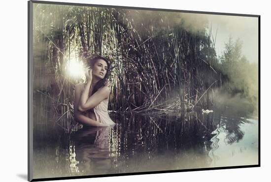Beautiful Fantasy Woman in Water-conrado-Mounted Photographic Print