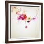 Beautiful Fashion Women With Abstract Design Elements-artant-Framed Art Print